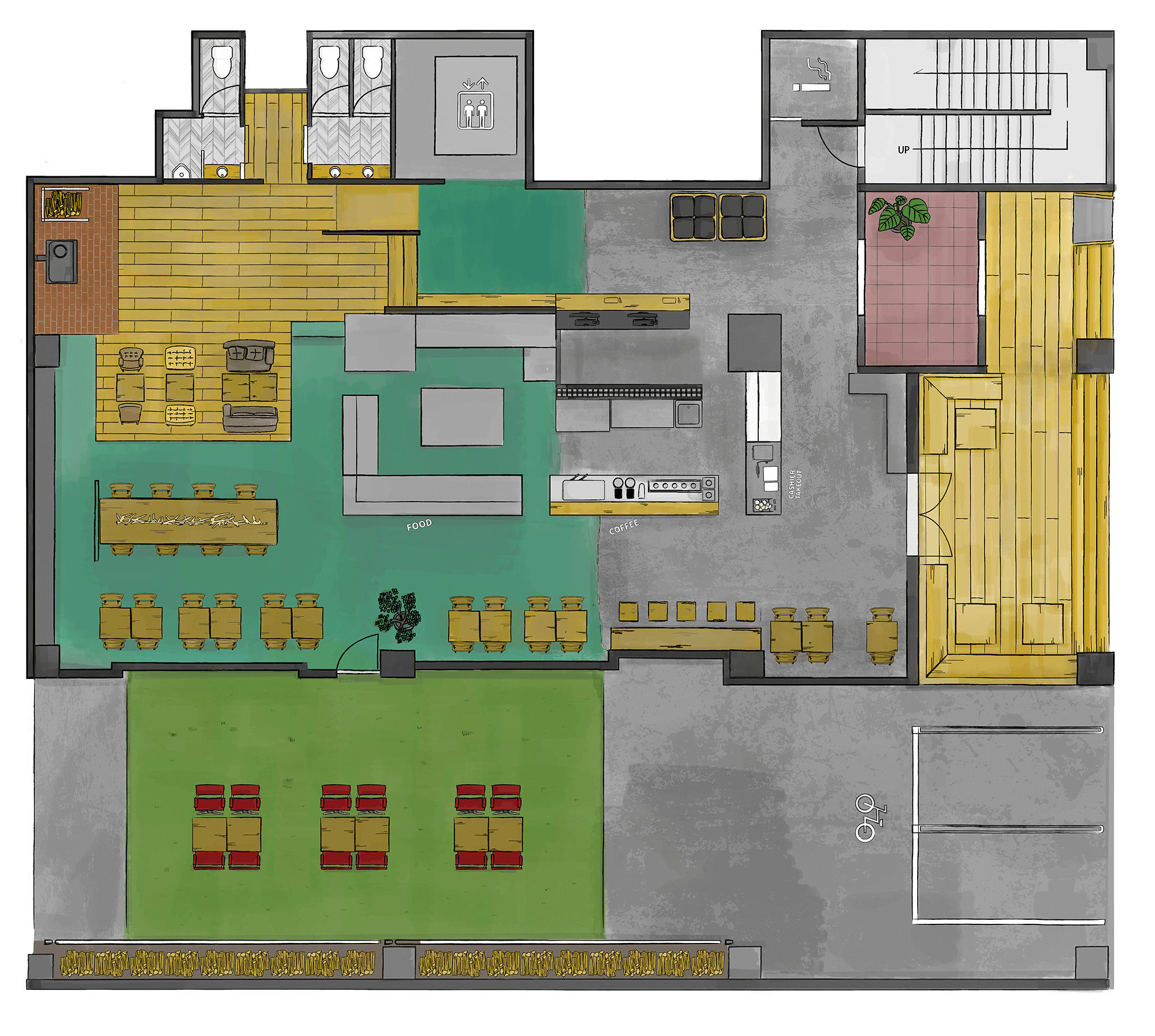 店内図